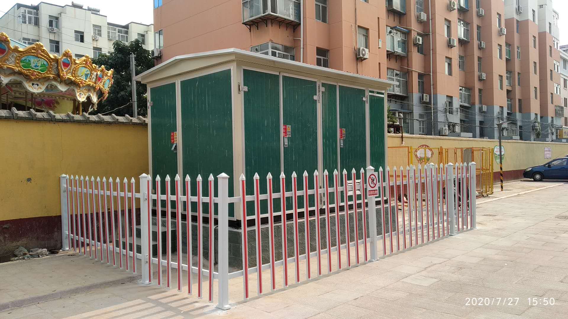 2020年寒亭蝶園630KVA箱變工程